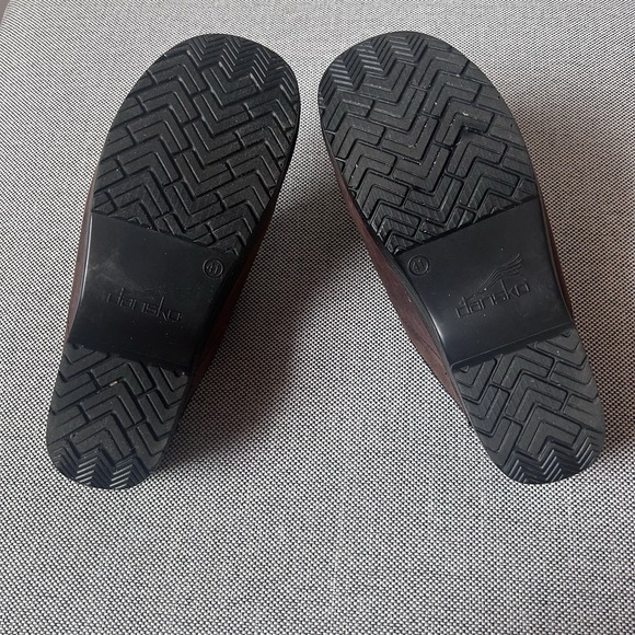 Dansko sonja clog 41 oiled brown leather nursing - Picture 9 of 12